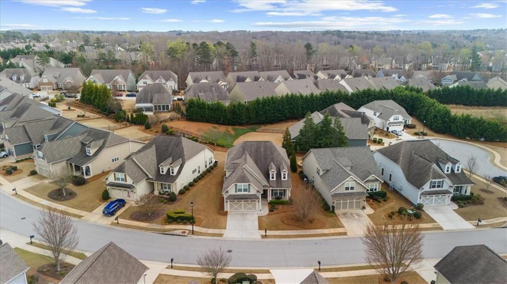 3739 Golden Leaf Point Southwest Gainesville, GA 30504 - Photo 34 of 60 an aerial view of a house with lots of residential buildings