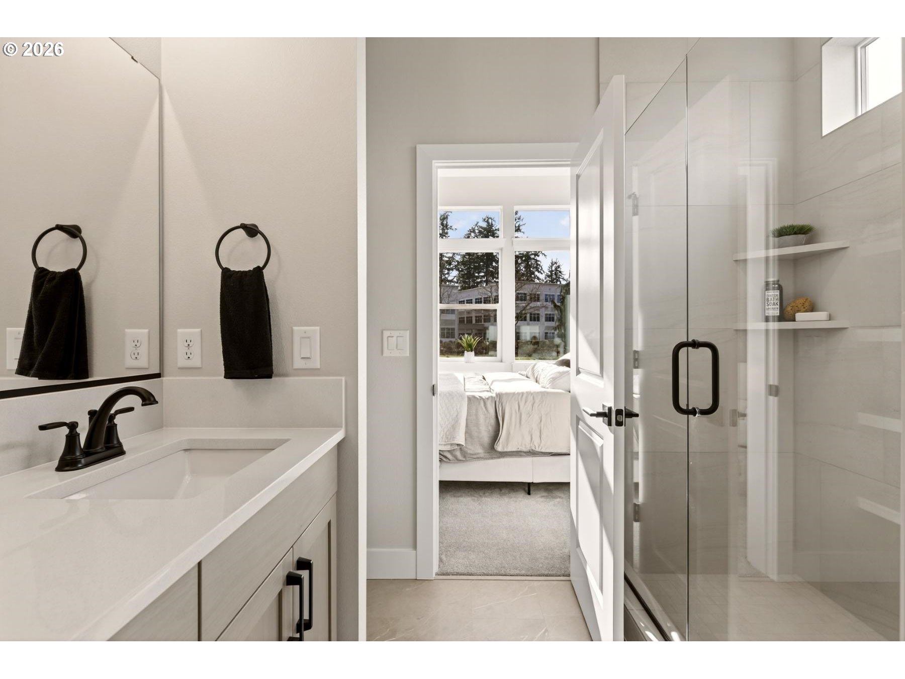 4719 Northwest Camas Meadows Drive Camas, WA 98607 - Photo 22 of 29 a bathroom with a tub sink and mirror