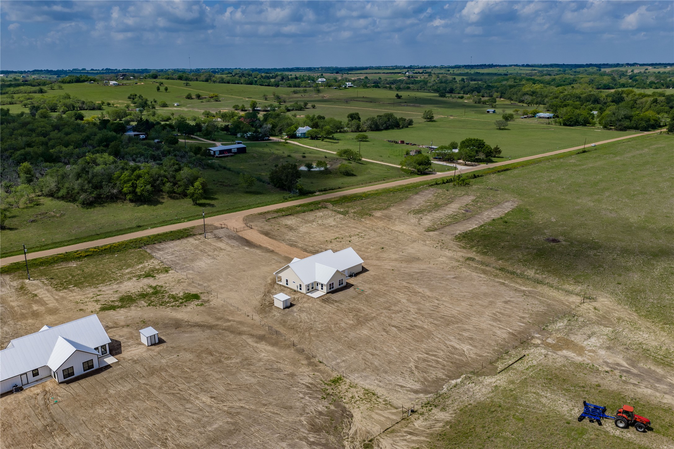 9345 Hajovsky Road La Grange, TX 78945 - Photo 17 of 24 an aerial view of a house with a yard