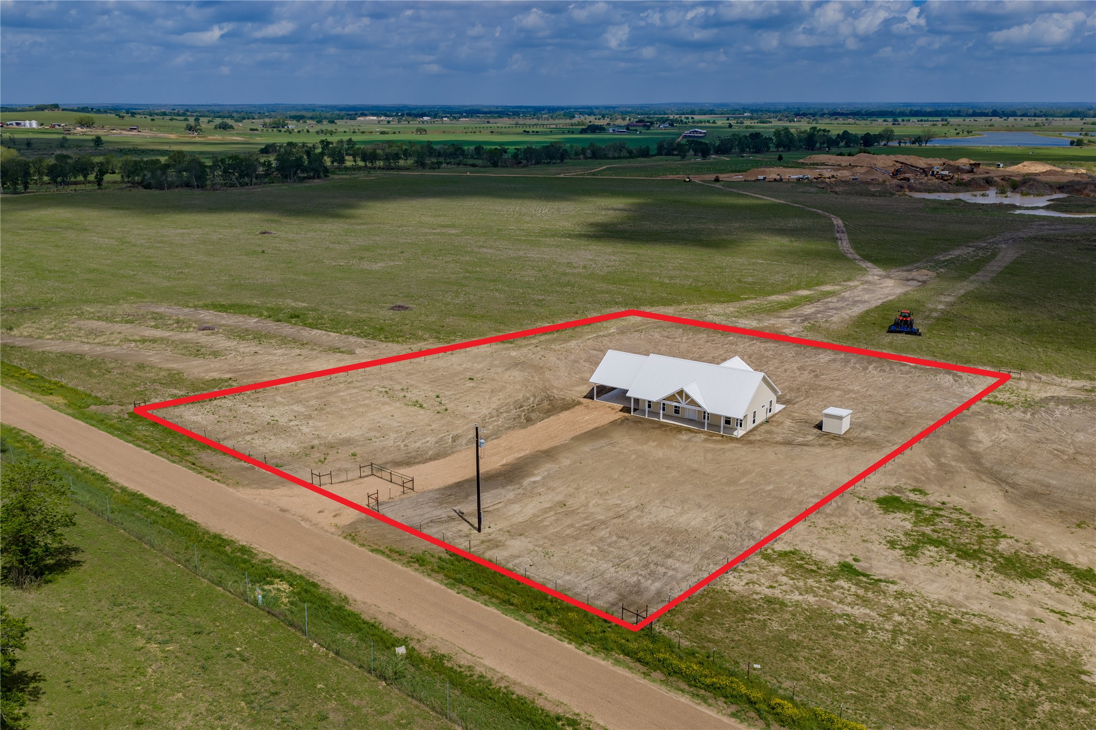 9345 Hajovsky Road La Grange, TX 78945 - Photo 24 of 24 an aerial view of a house