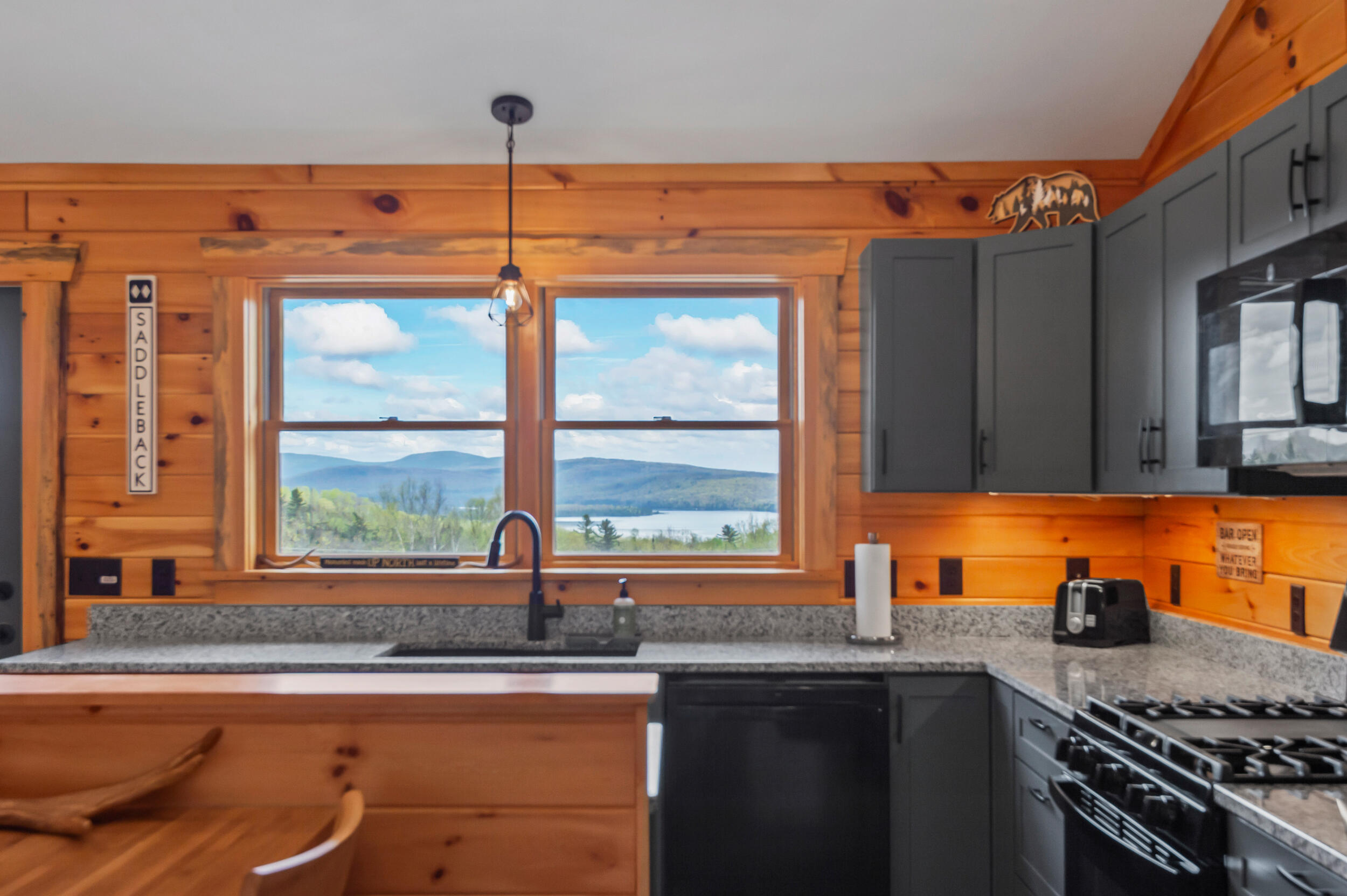 3935 Main Street Rangeley, ME 04970 - Photo 2 of 58 Kitchen and View