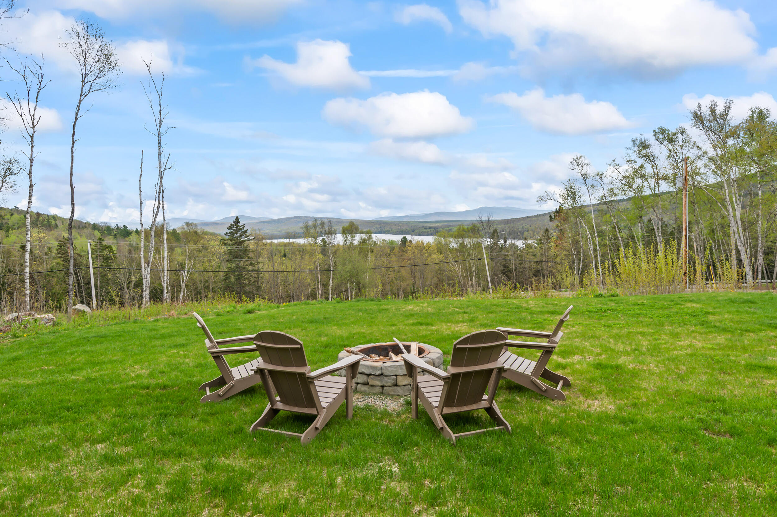 3935 Main Street Rangeley, ME 04970 - Photo 49 of 58 Fireplace with View