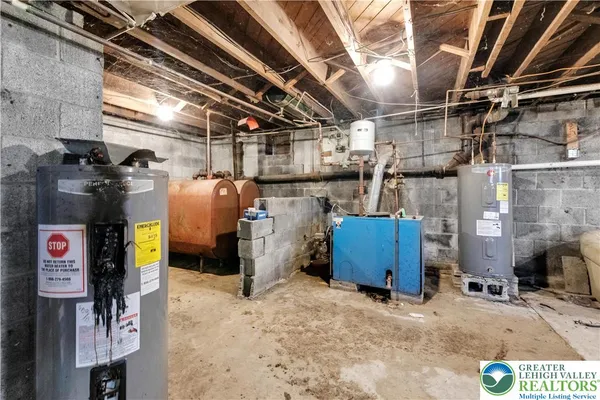 a view of storage and utility room