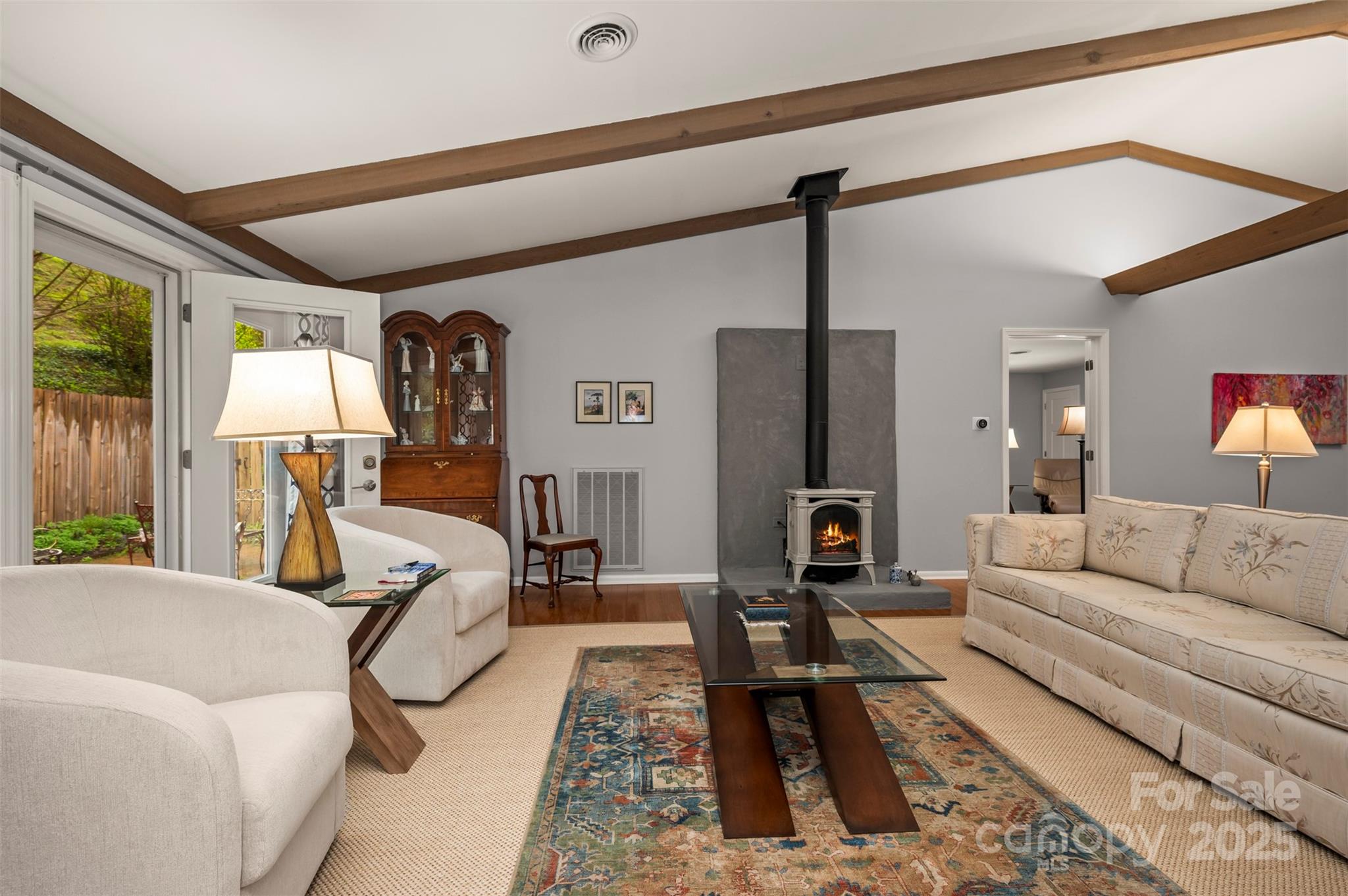 44 Jervey Road, Unit 3A Tryon, NC 28782 - Photo 10 of 29 a living room with furniture and a fireplace