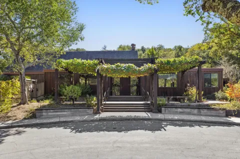 a view of a park with a bench