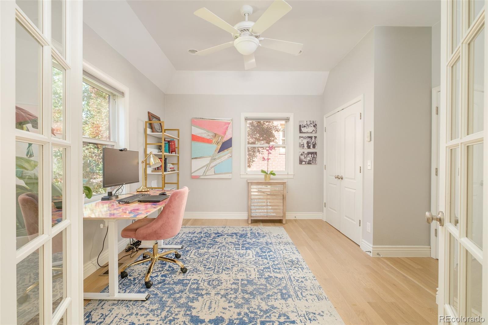 3234 Stuart Street Denver, CO 80212 - Photo 8 of 41 a workspace with furniture and a window