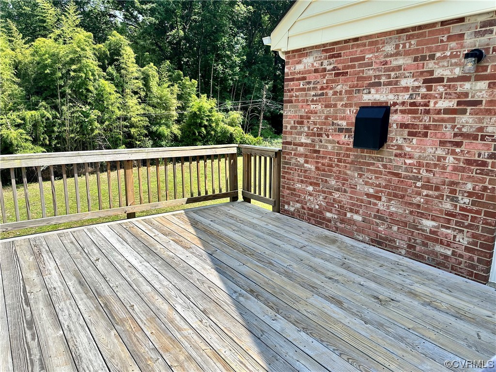 1035 Southam Drive Richmond, VA 23235 - Photo 17 of 43 a balcony with wooden floor
