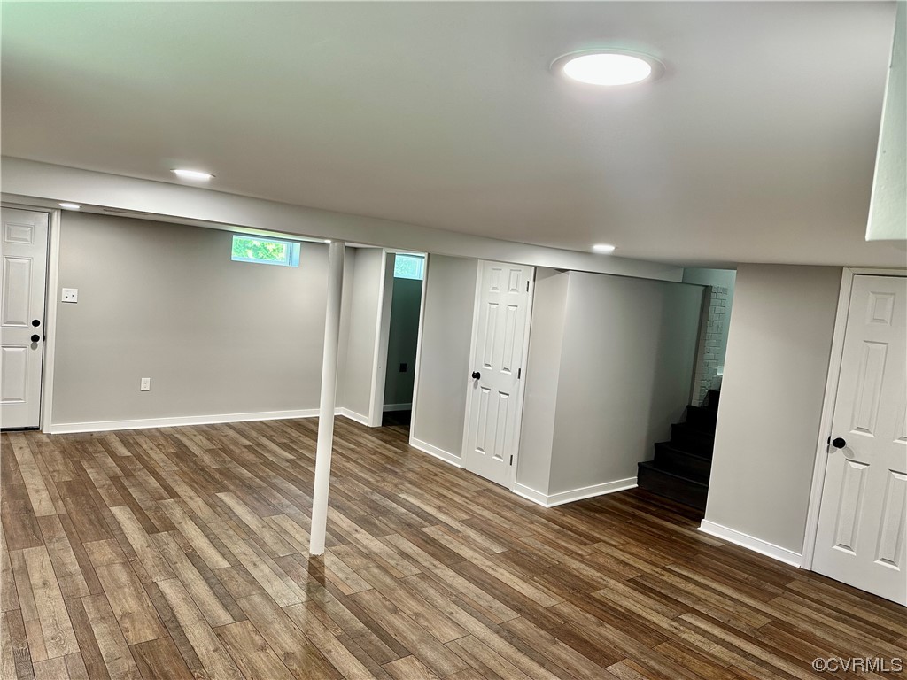 1035 Southam Drive Richmond, VA 23235 - Photo 37 of 43 a view of an empty room with wooden floor and closet