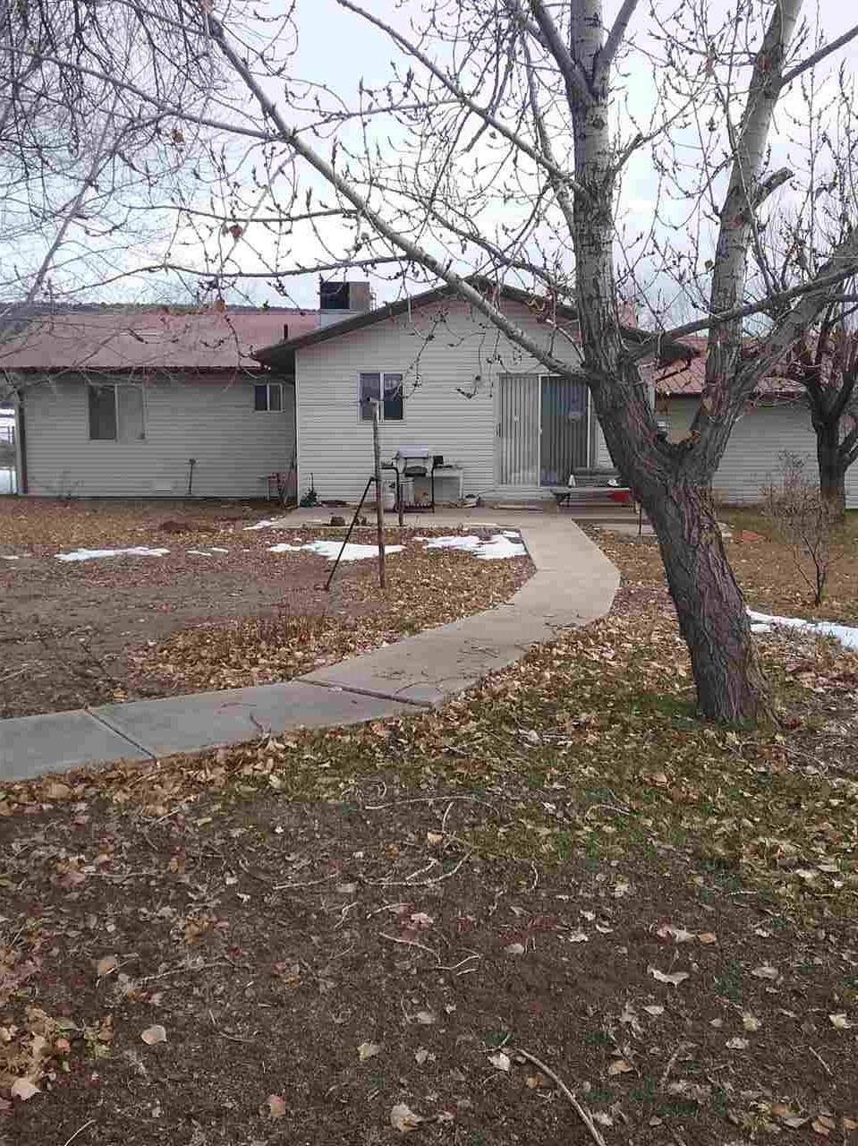 17825 Surface Creek Road Cedaredge, CO 81413 - Photo 3 of 24 a view of a white house with a yard and large tree