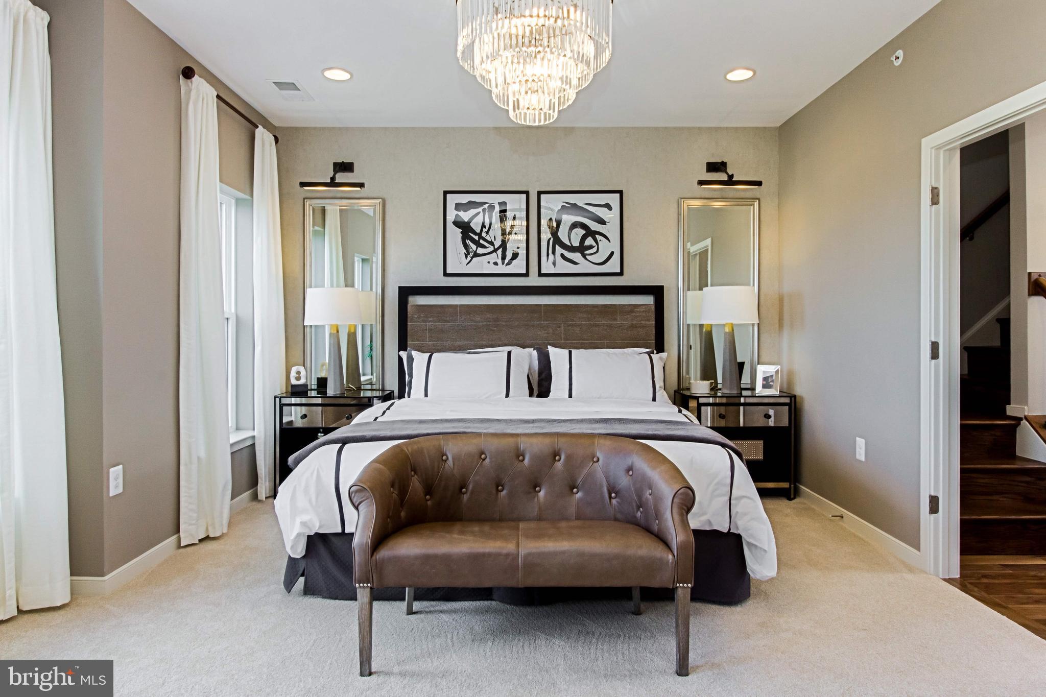 1892 Easterly Road, Unit 2014 Reston, VA 20190 - Photo 9 of 12 Primary Bedroom with 2 walk in closets.Model Photo