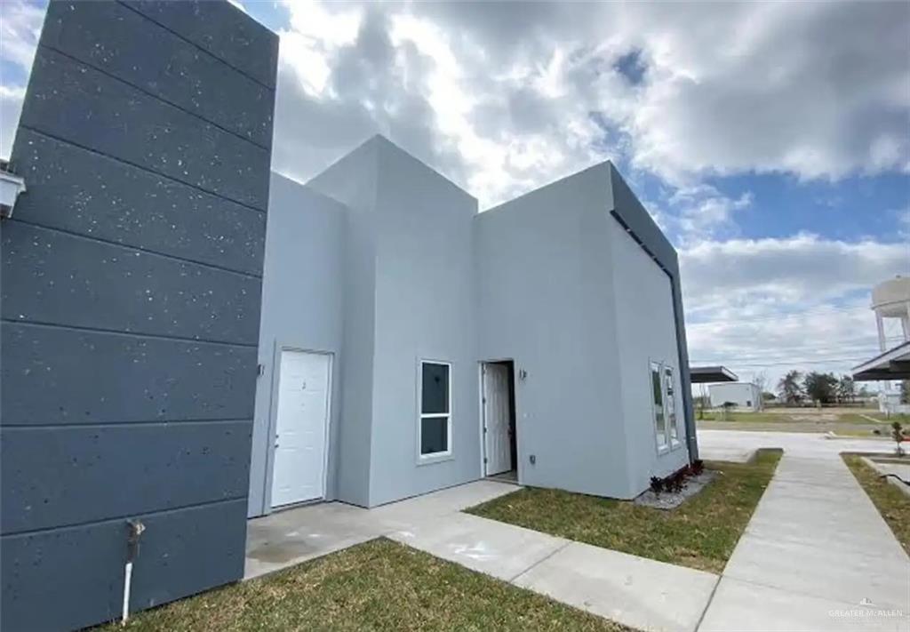 a backyard of a house