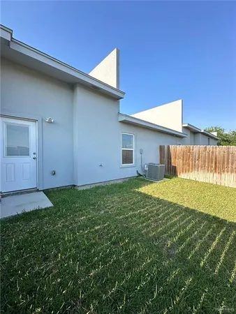 a view of a backyard with a garden