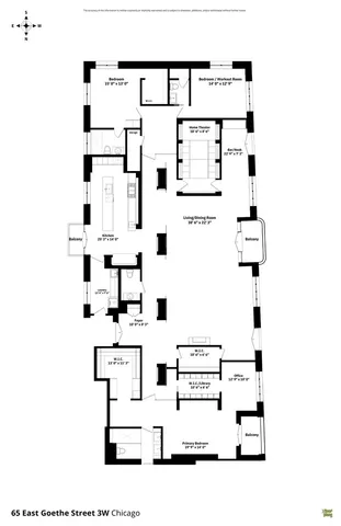 $3,299,000 | 65 East Goethe Street, Unit 3W, Chicago, IL 60610