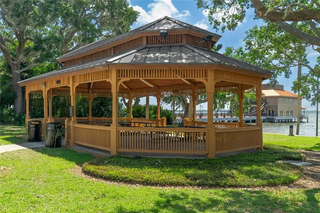a view of a volley ball court