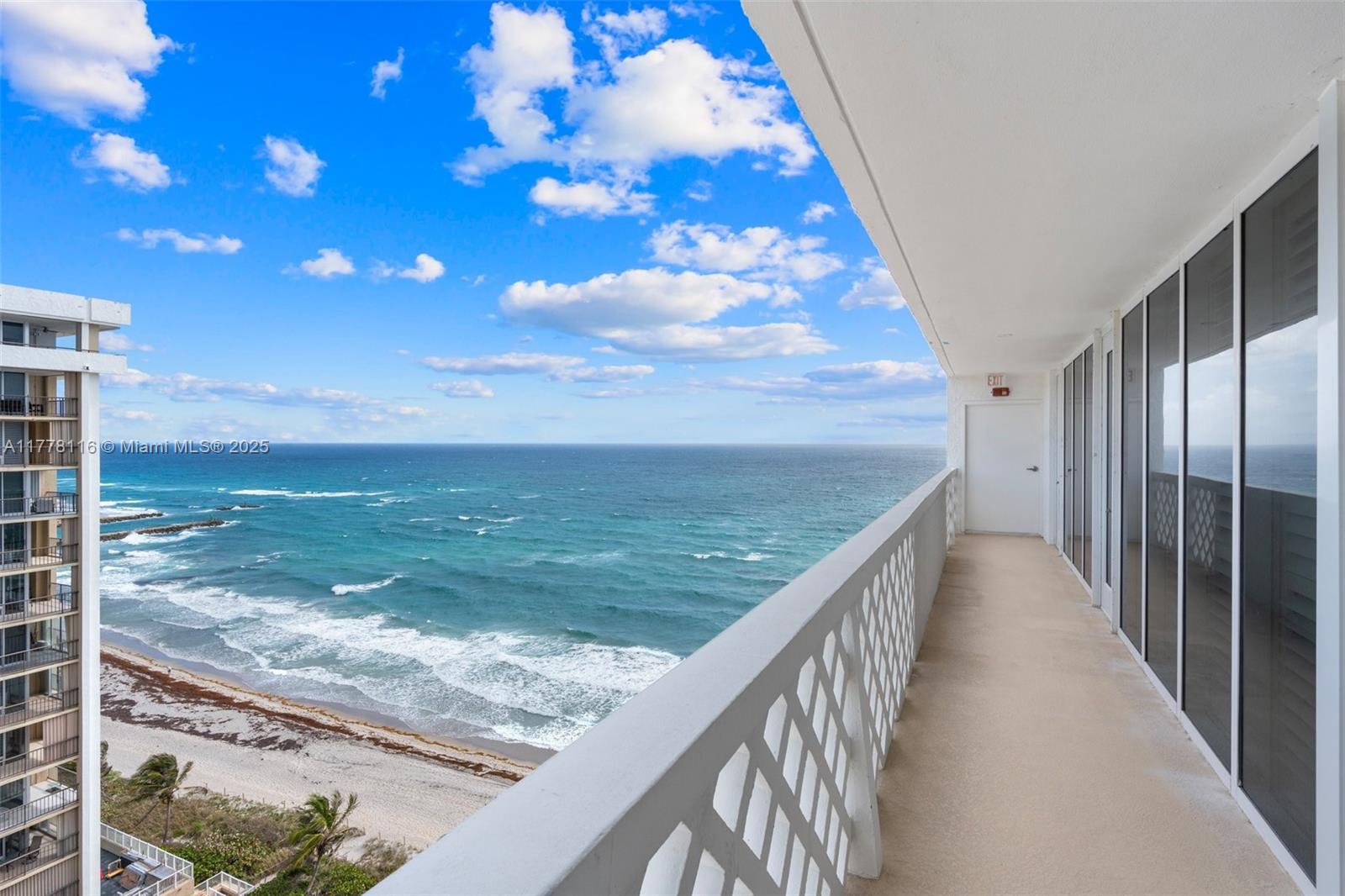1200 South Ocean Boulevard, Unit 16C Boca Raton, FL 33432 - Photo 24 of 52 VIEW FROM REAR CAT-WALK
