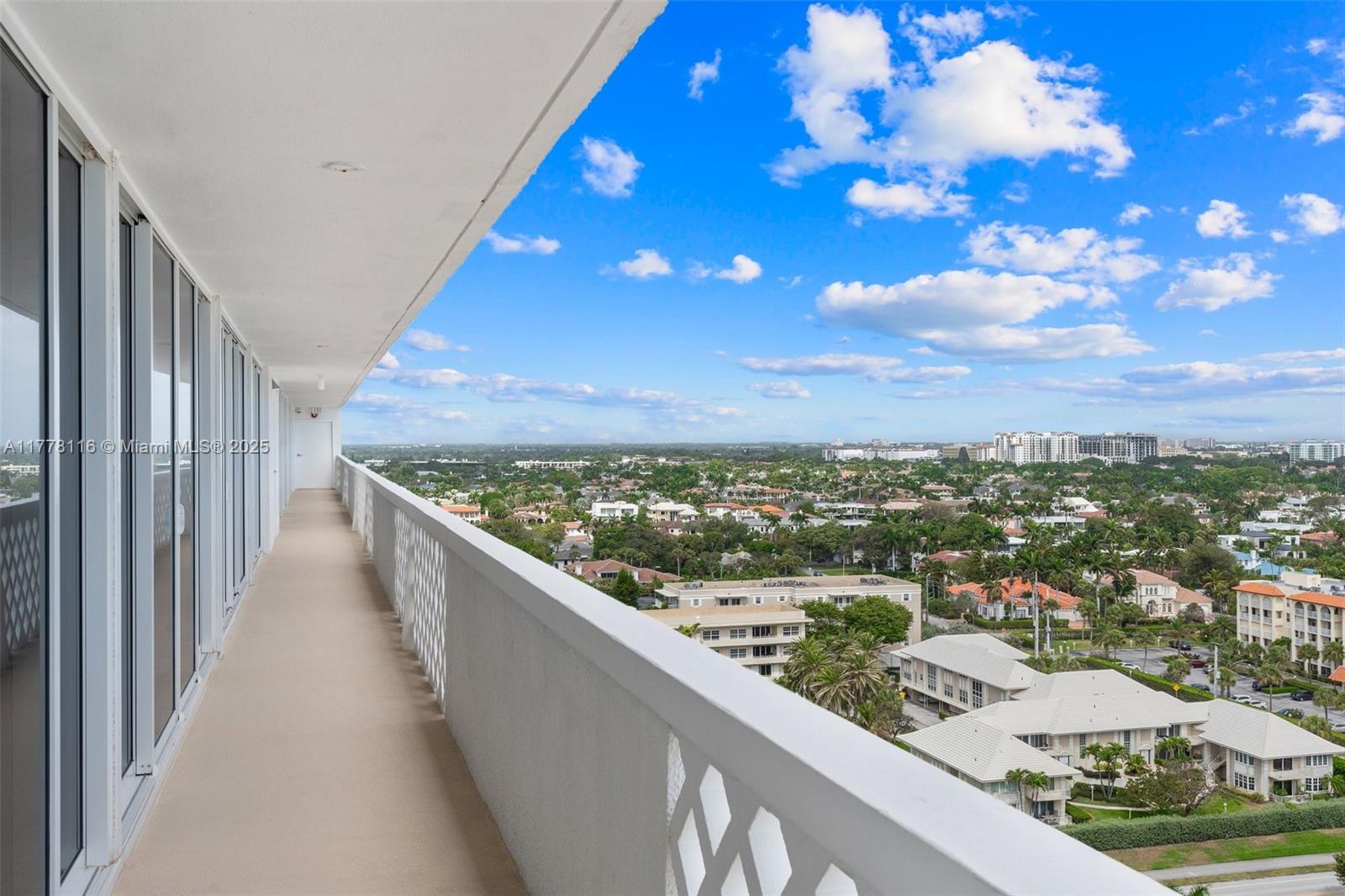 1200 South Ocean Boulevard, Unit 16C Boca Raton, FL 33432 - Photo 25 of 52 VIEW FROM REAR CAT-WALK