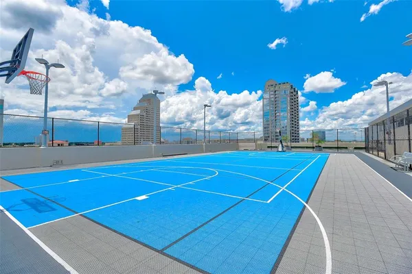 a view of a tennis court