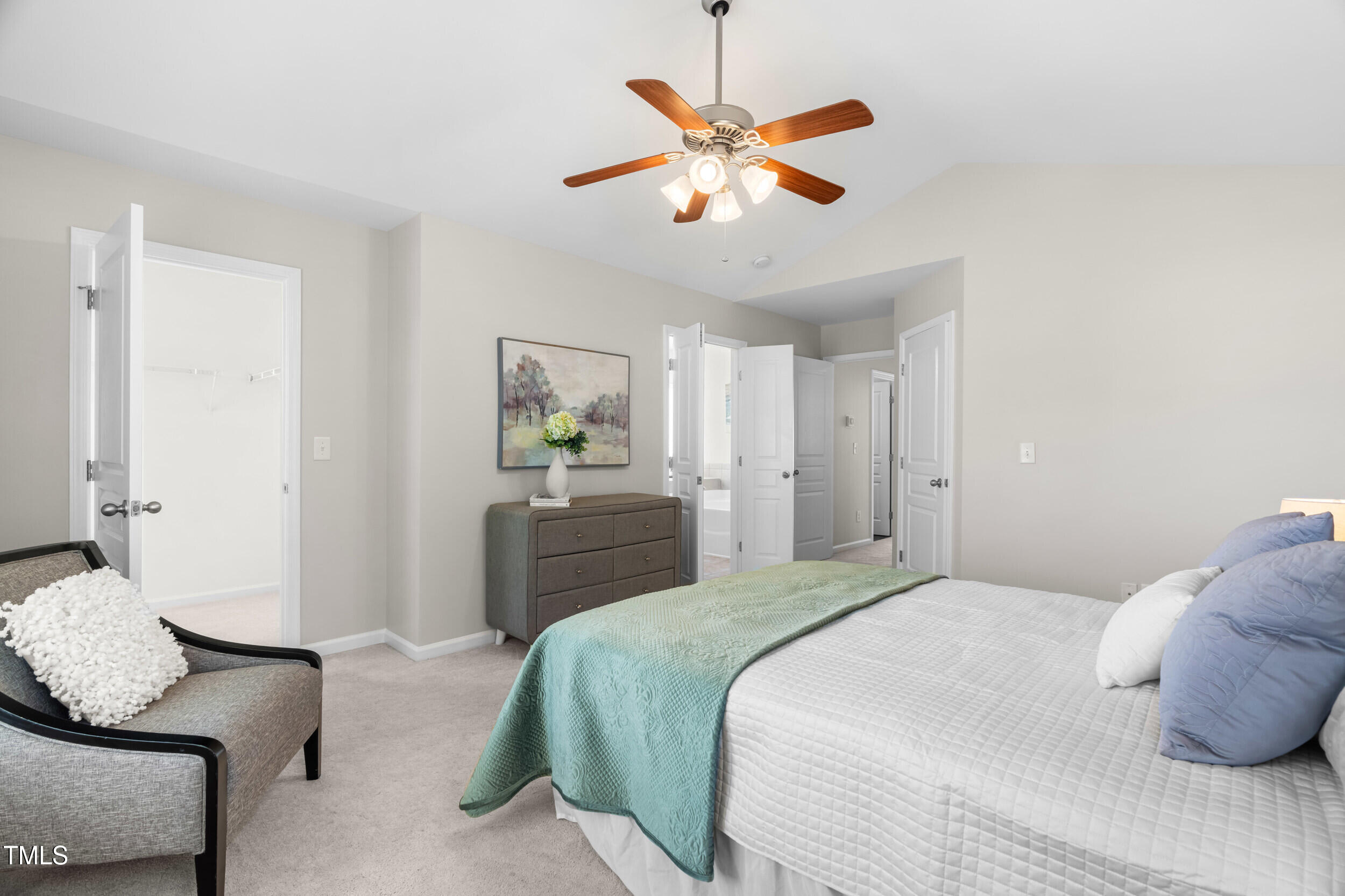 2816 Prospect Parkway Durham, NC 27703 - Photo 22 of 38 a bedroom with a bed ceiling fan and a window