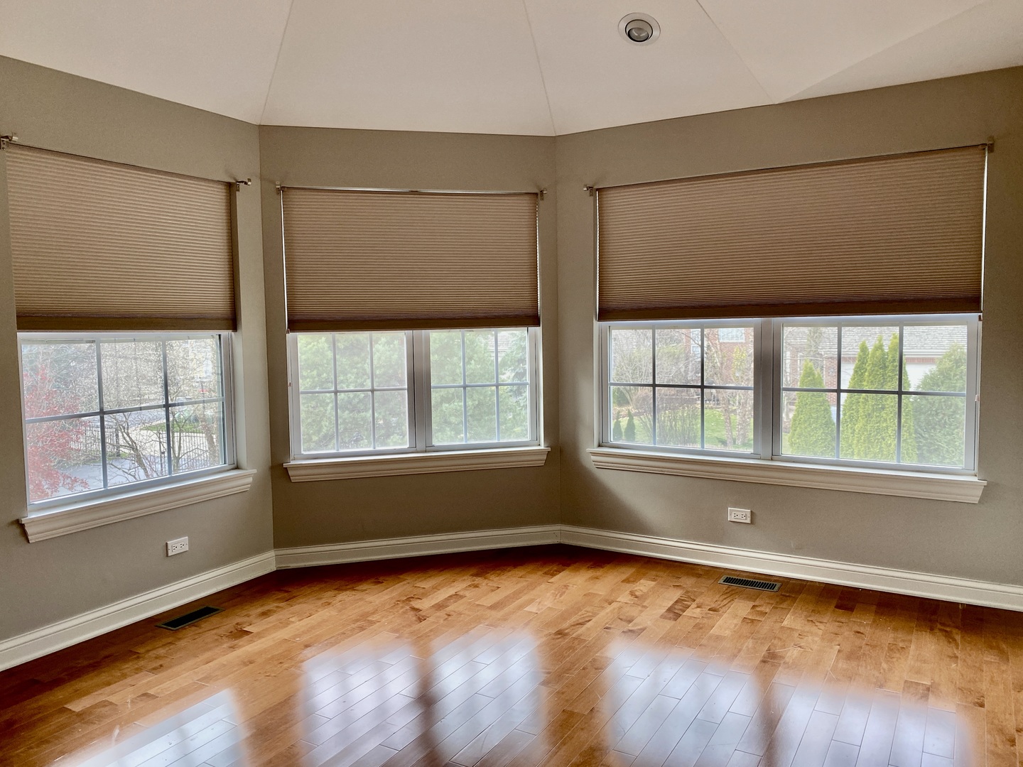 1686 Constitution Drive Glenview, IL 60026 - Photo 11 of 22 an empty room with wooden floor and windows