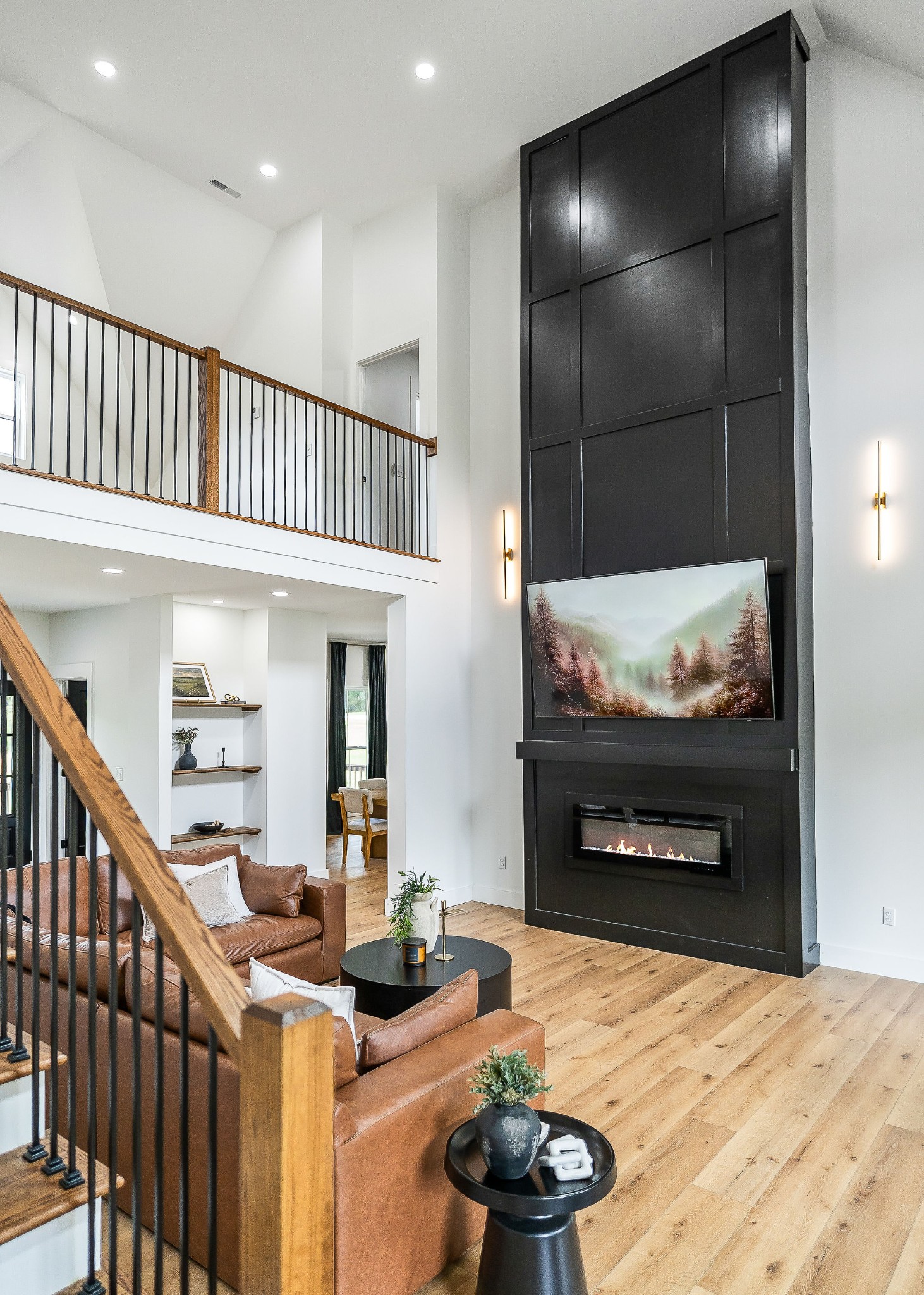 250 Dyer Ridge Road Baxter, TN 38544 - Photo 8 of 44 a living room with furniture and a fireplace