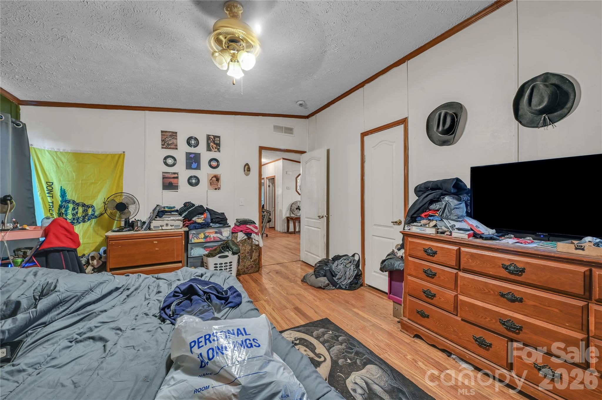2571 Major Evans Road Lancaster, SC 29720 - Photo 13 of 19 a bedroom with bed and flat screen tv