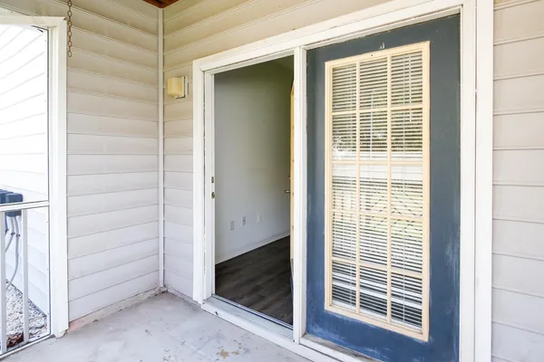 aerial view of a house with outdoor space