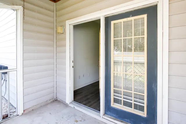 aerial view of a house with outdoor space