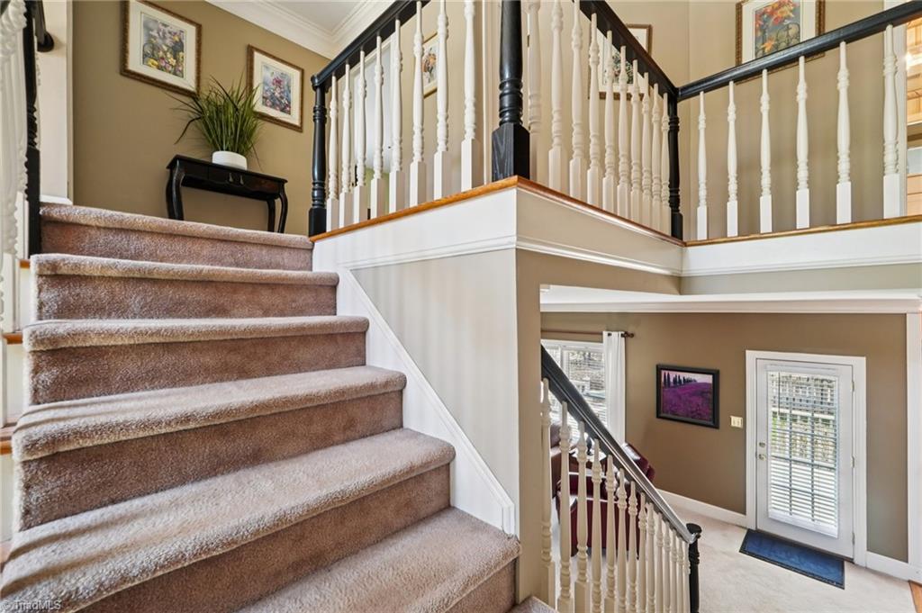 3833 Wesseck Drive High Point, NC 27265 - Photo 21 of 50 Stunning dual staircase