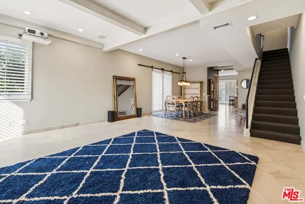 a black and white checkered floor