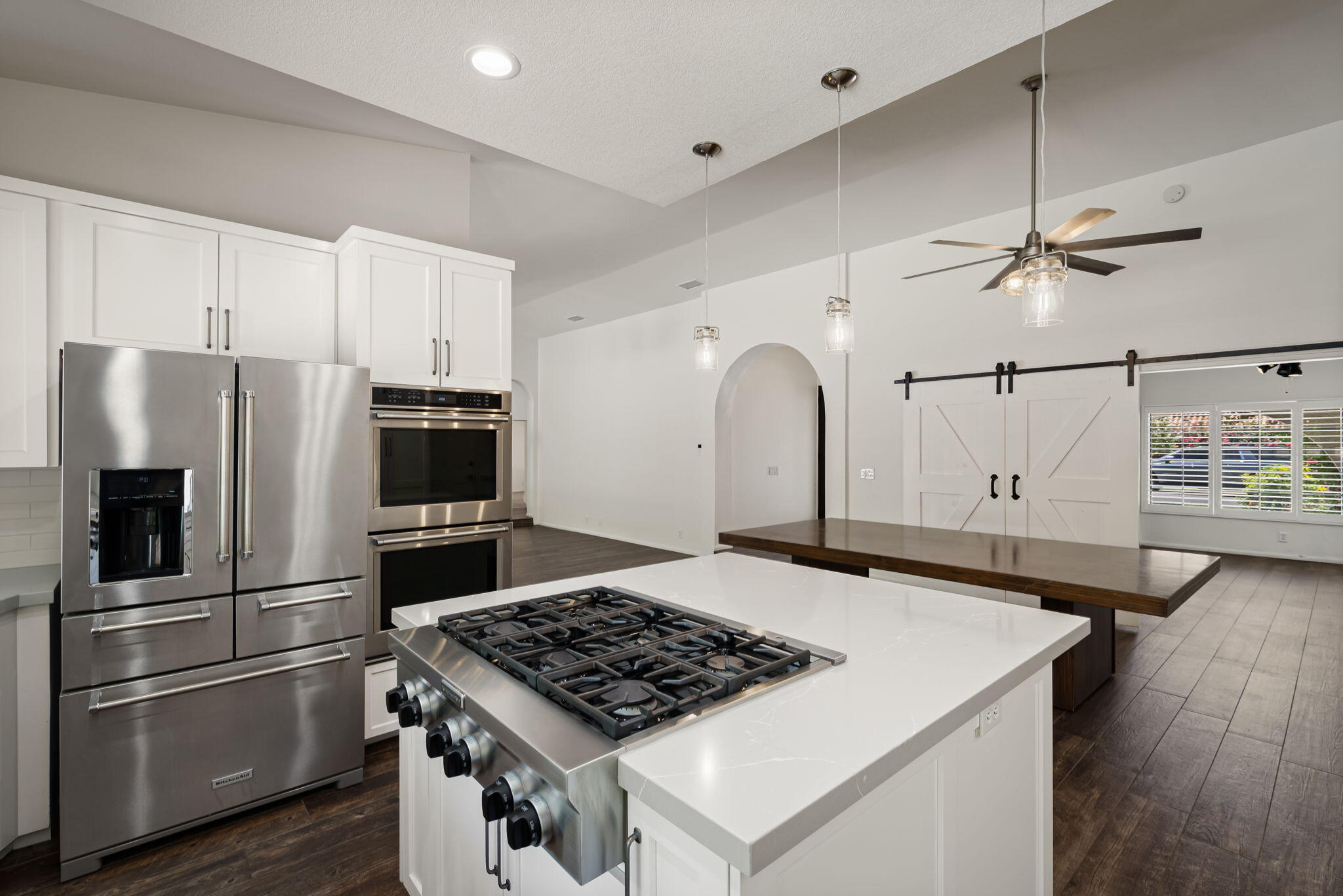 79540 Bermuda Dunes Drive Bermuda Dunes, CA 92203 - Photo 16 of 27 a kitchen with stainless steel appliances granite countertop a stove a refrigerator and a sink