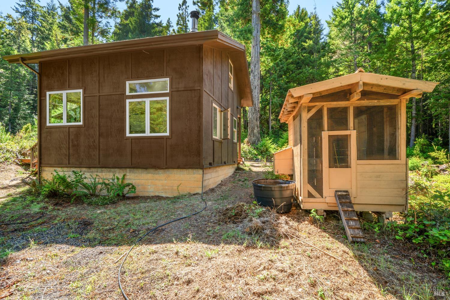 40201 Garcia River Road Point Arena, CA 95468 - Photo 26 of 35 house w/ chicken coop next door