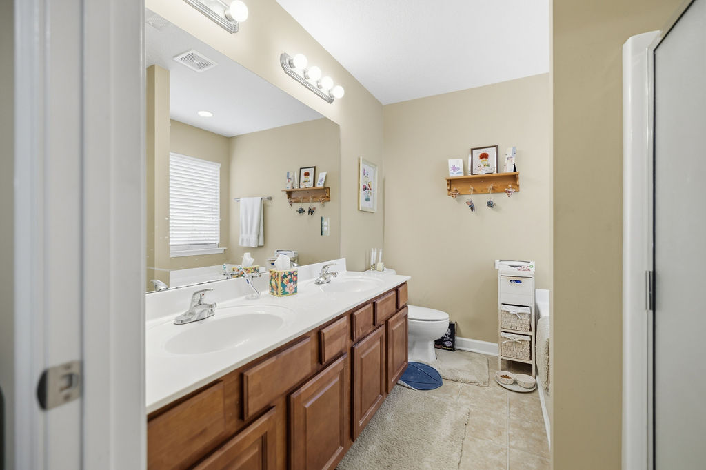 109 Abigail Lane Anderson, SC 29621 - Photo 15 of 29 This spacious bathroom features a double vanity and a comfortable layout.