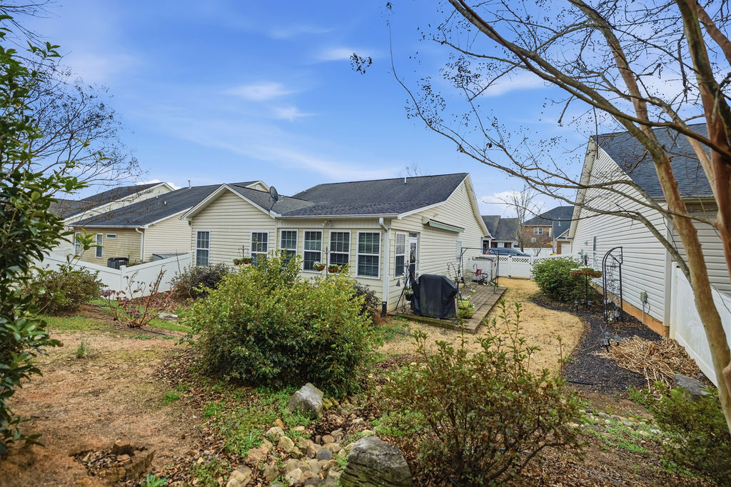 109 Abigail Lane Anderson, SC 29621 - Photo 24 of 29 This residence features a private backyard with a patio, perfect for outdoor living and relaxation.