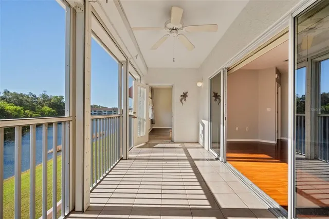 a view of lot of red and white building