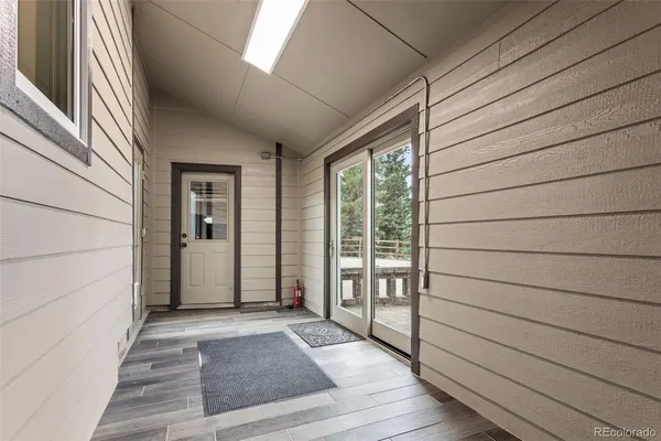 a view of front door