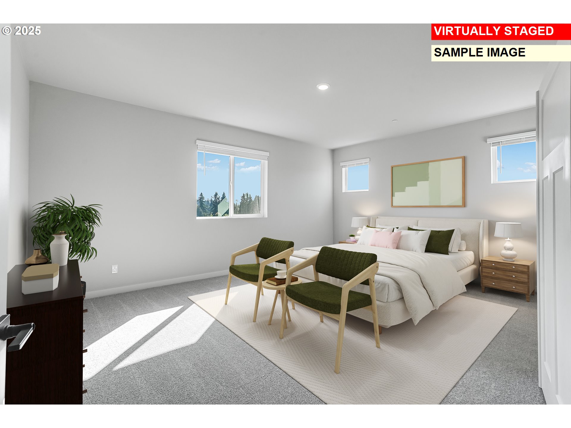 5486 North 88th Avenue Camas, WA 98607 - Photo 16 of 28 a living room with furniture and a potted plant