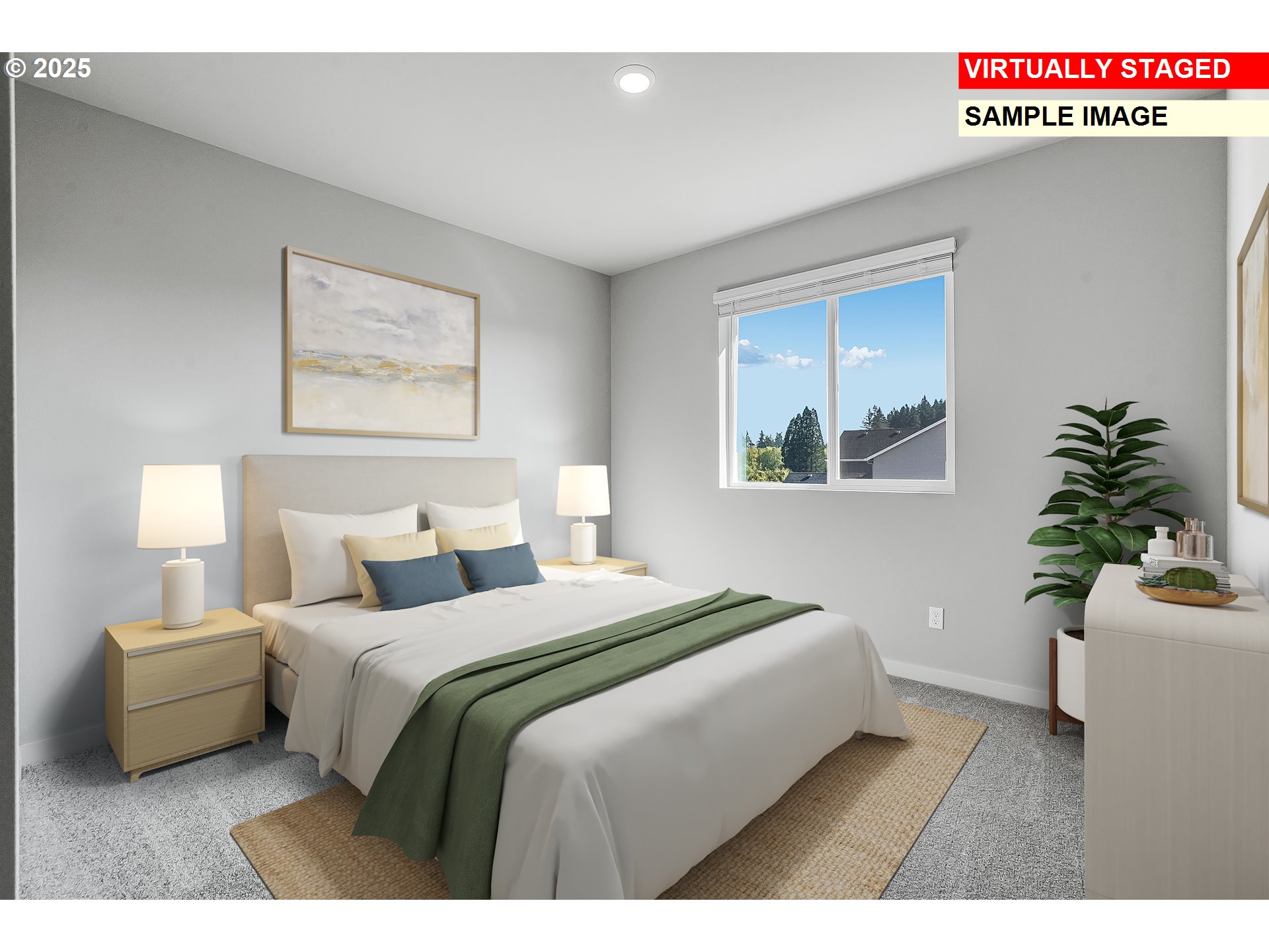 5486 North 88th Avenue Camas, WA 98607 - Photo 18 of 28 a bedroom with a bed and a couch