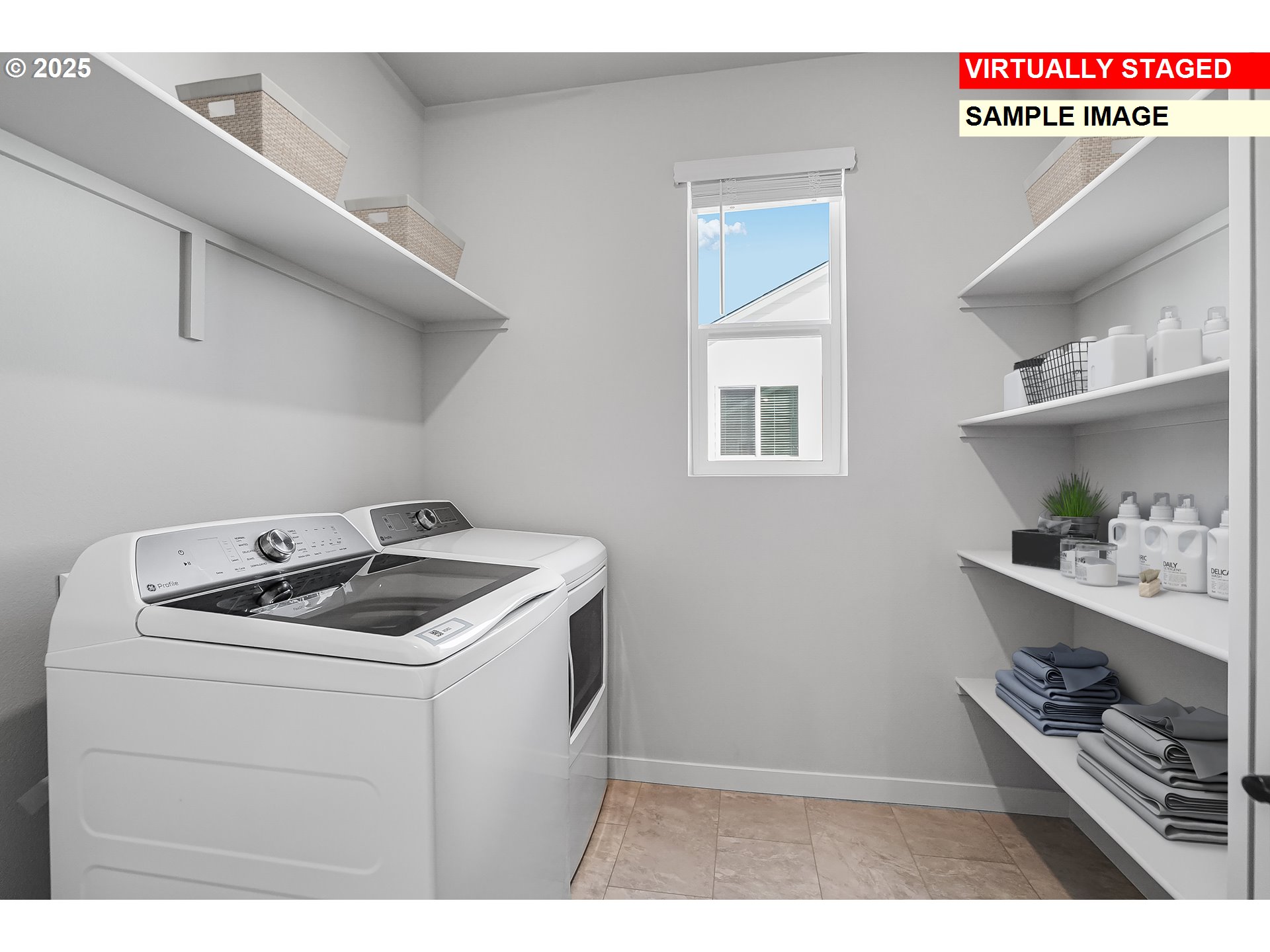 5486 North 88th Avenue Camas, WA 98607 - Photo 20 of 28 a utility room with sink dryer and washer