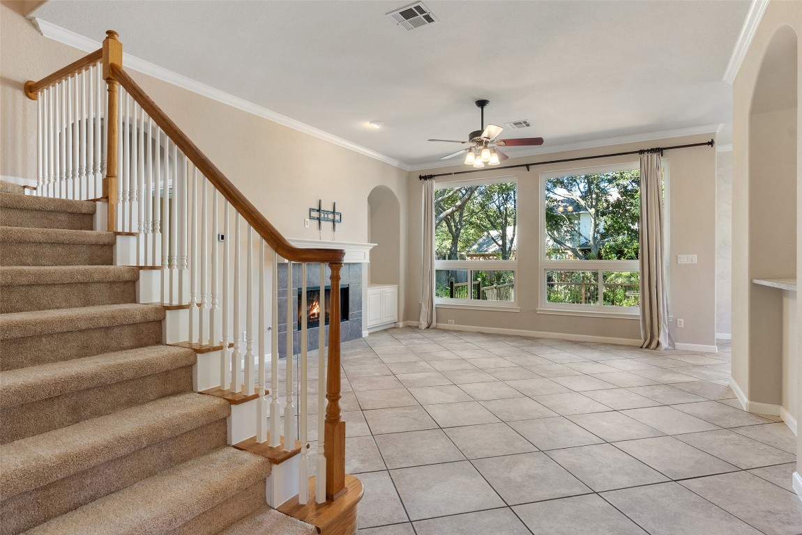 2932 Grimes Ranch Road Austin, TX 78732 - Photo 21 of 38 a view of entryway and hall with wooden floor