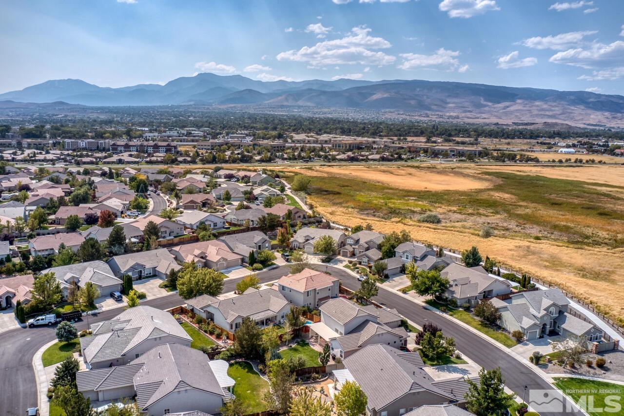 10650 Silver Cliff Way Reno, NV 89521 - Photo 37 of 38 an aerial view of residential building and lake view