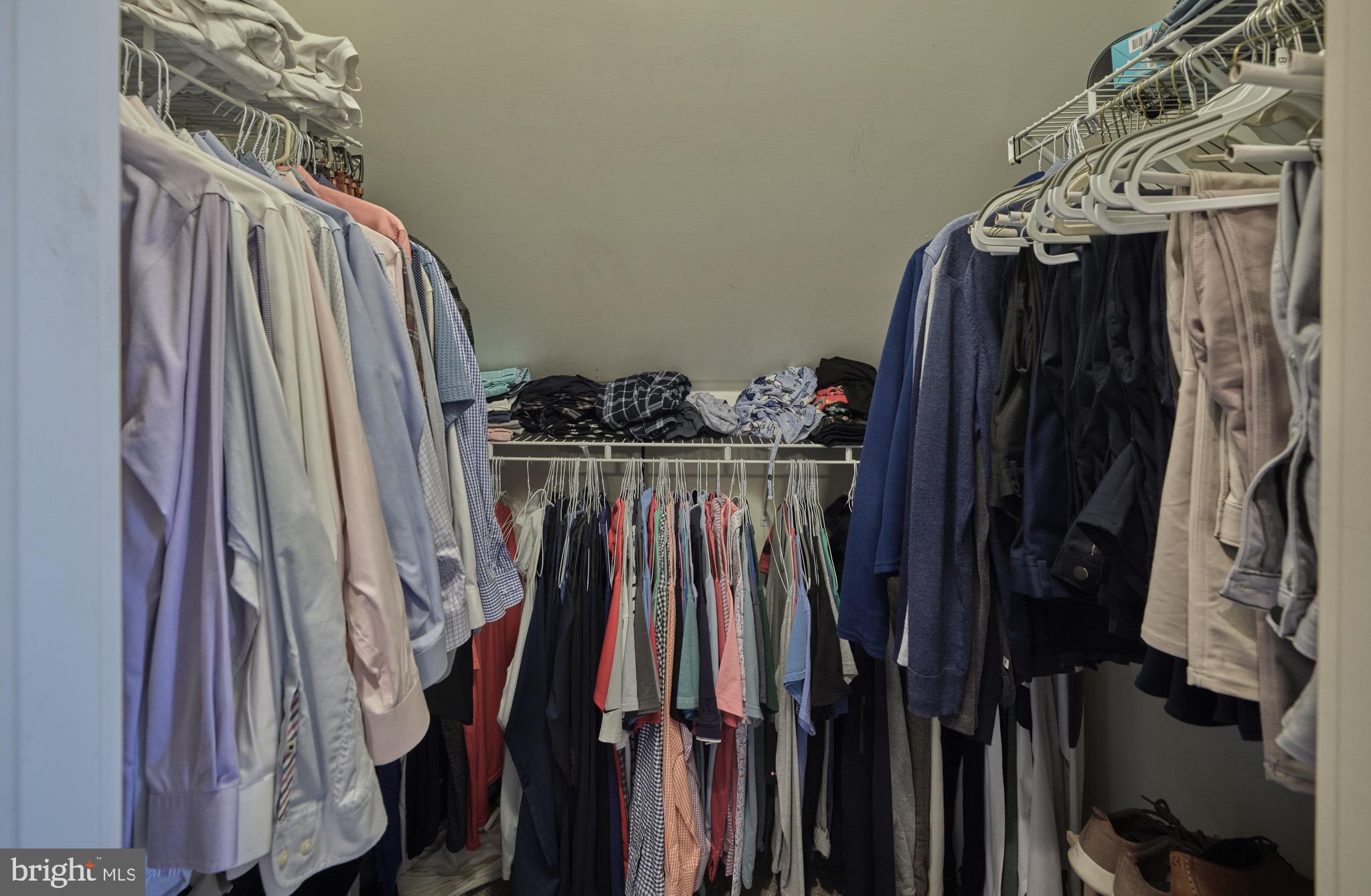 37 Alexanders Court Newtown, PA 18940 - Photo 30 of 50 a view of walk in closet with clothes and shoes
