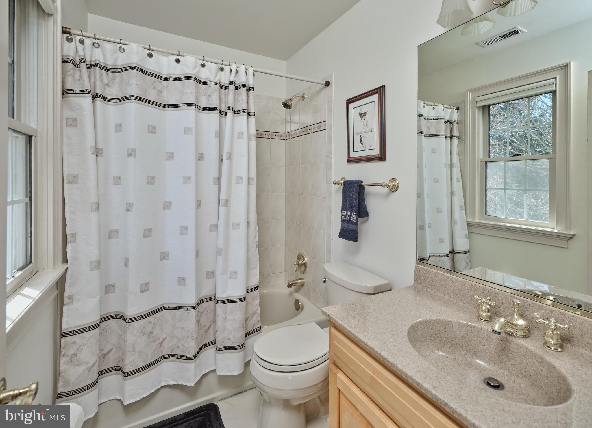 37 Alexanders Court Newtown, PA 18940 - Photo 37 of 50 a bathroom with a sink toilet and shower