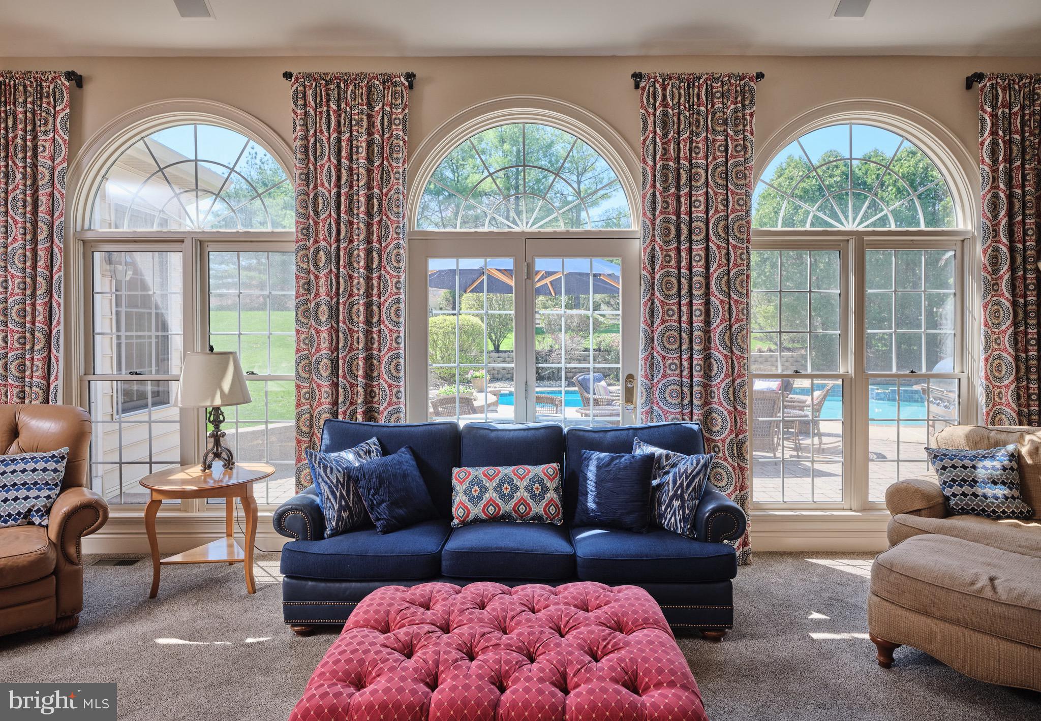 37 Alexanders Court Newtown, PA 18940 - Photo 5 of 50 a living room with furniture and a large window