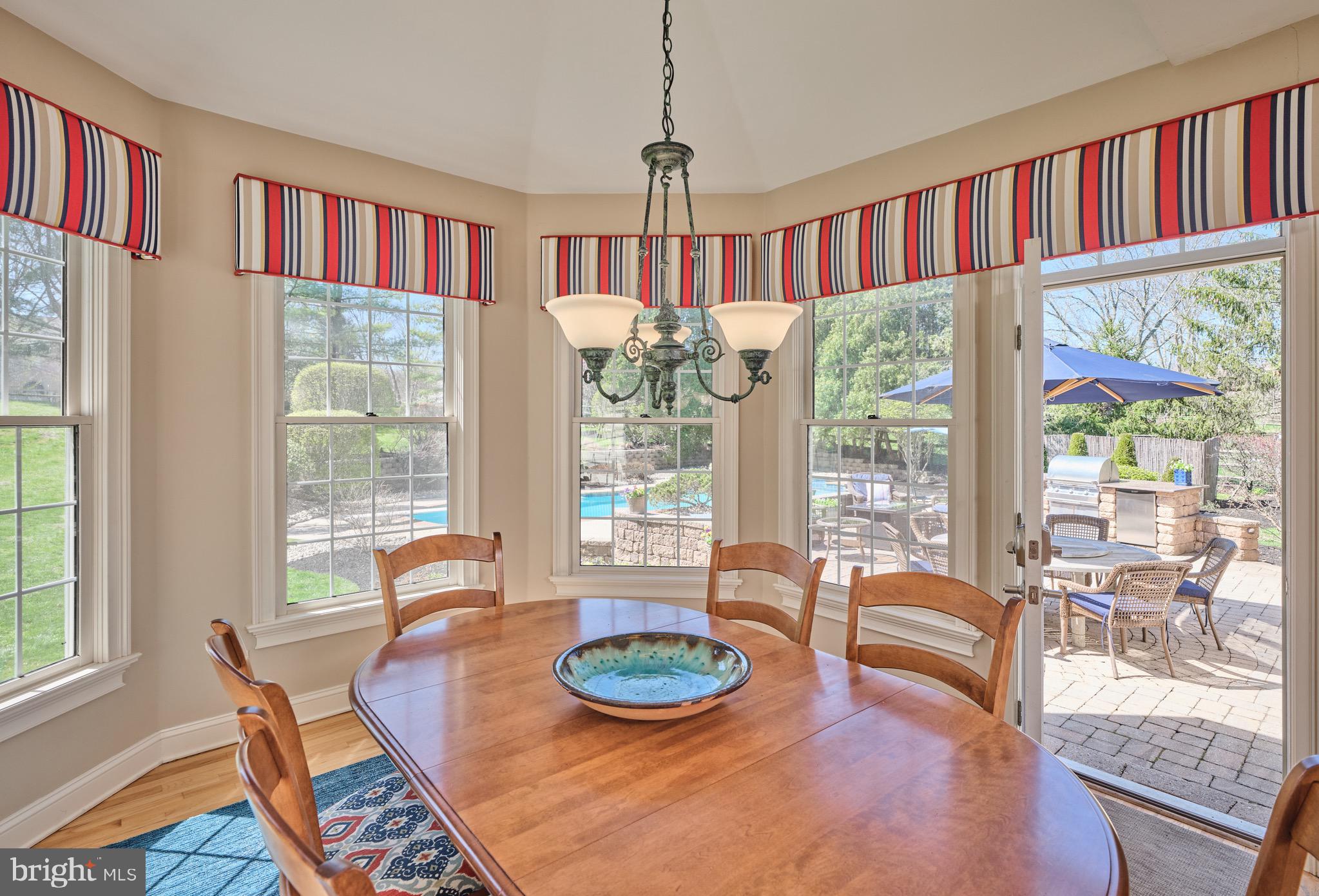 37 Alexanders Court Newtown, PA 18940 - Photo 9 of 50 a dining room with furniture a rug and wooden floor