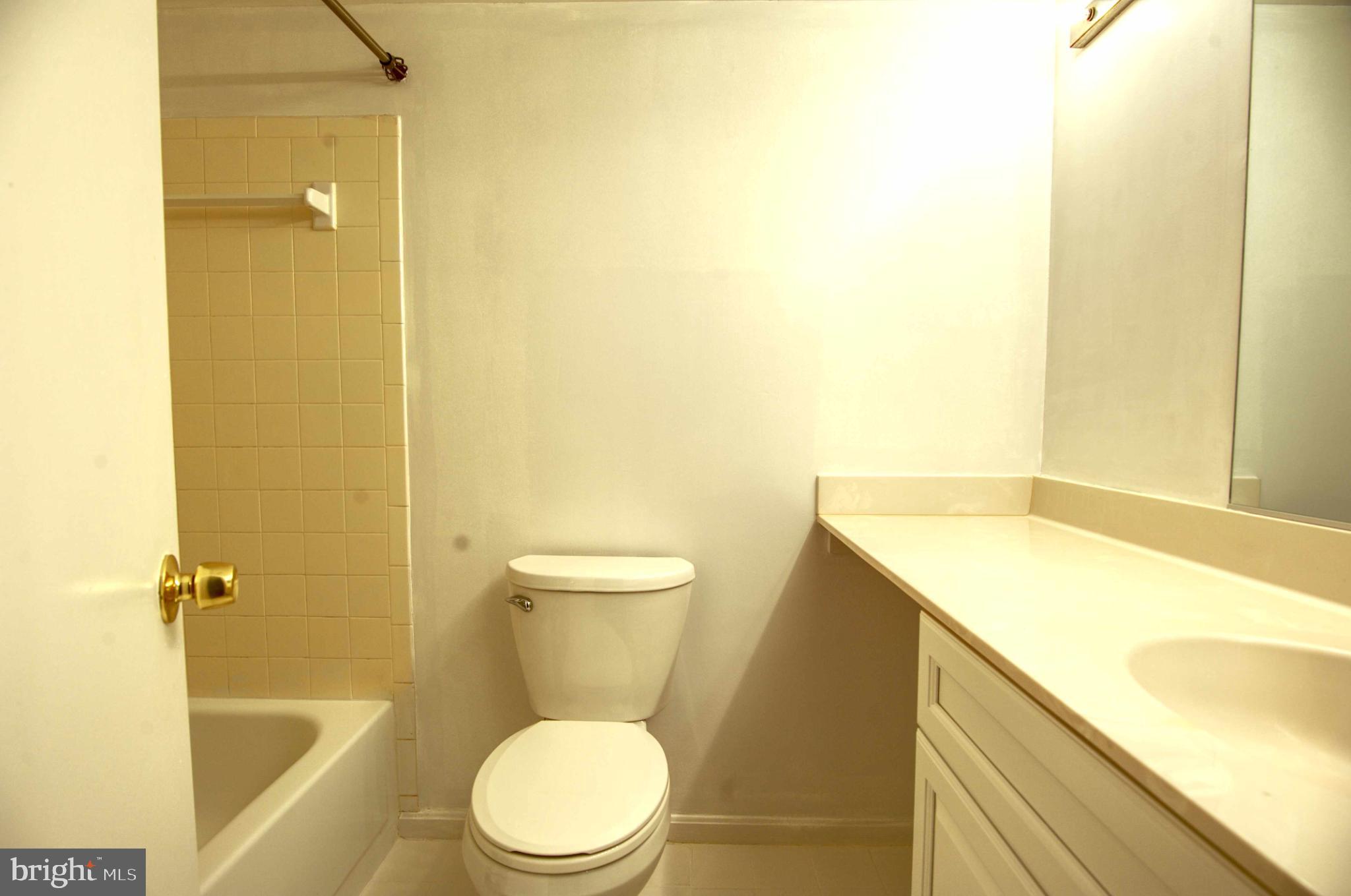 1007 Fallcrest Court, Unit 4104 Bowie, MD 20721 - Photo 9 of 22 a bathroom with a sink a toilet and shower