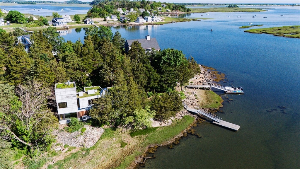 45 Lufkin Point Road Essex, MA 01929 - Photo 29 of 30 an aerial view of a house with a yard basket ball court