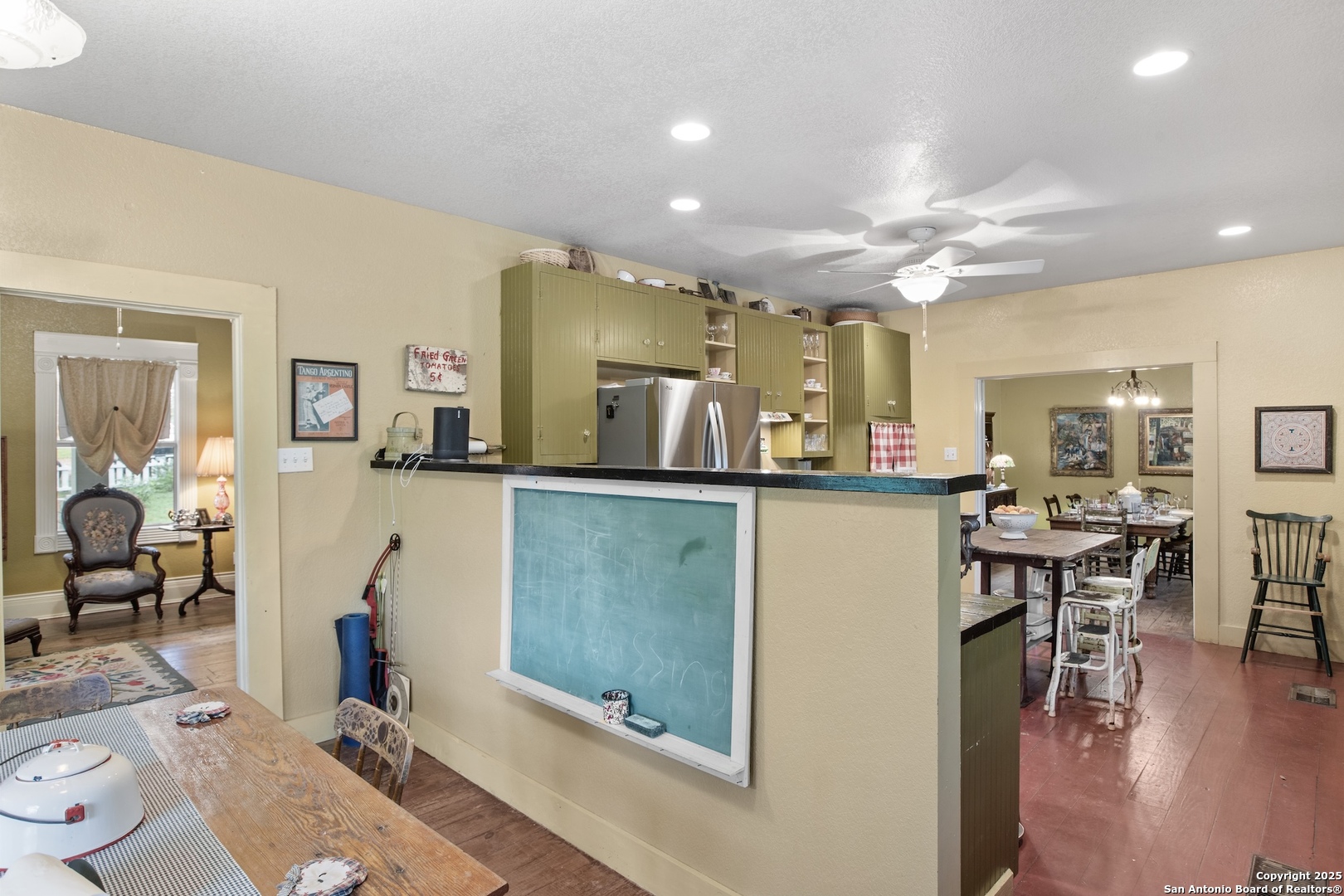 211 Riverside Drive West Llano, TX 78643 - Photo 17 of 74 a view of a living room and dining room