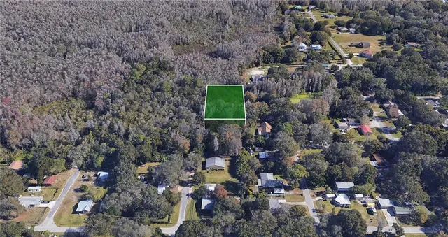 a view of a dry yard