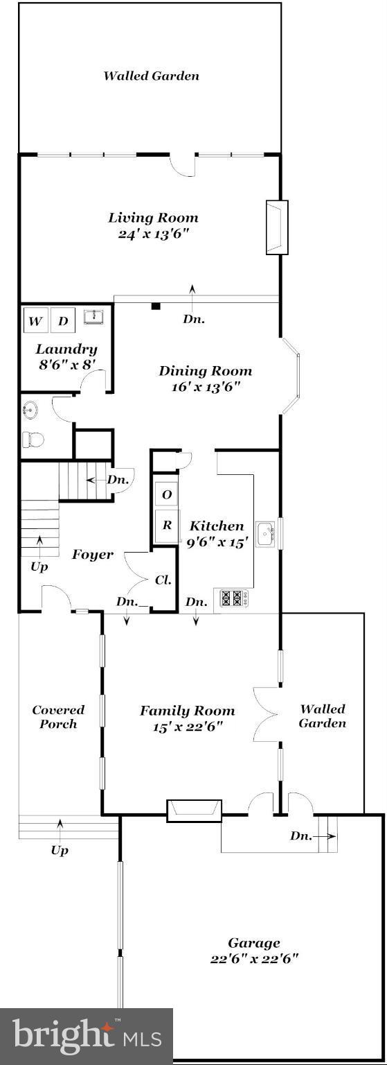 2640 North Glebe Road Arlington, VA 22207 - Photo 28 of 30 Main Level Floor Plan