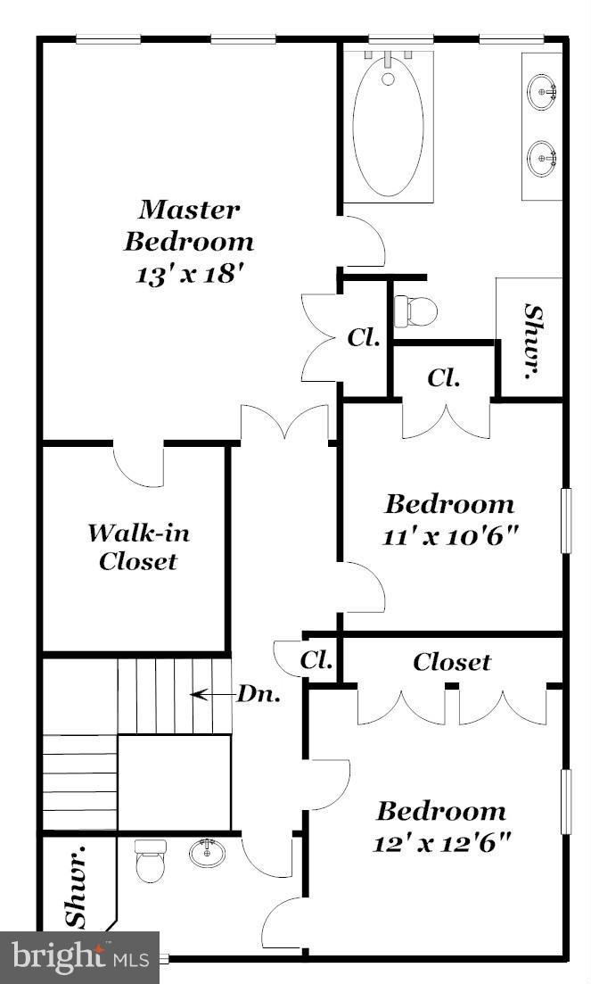 2640 North Glebe Road Arlington, VA 22207 - Photo 29 of 30 Upper Level Floor Plan